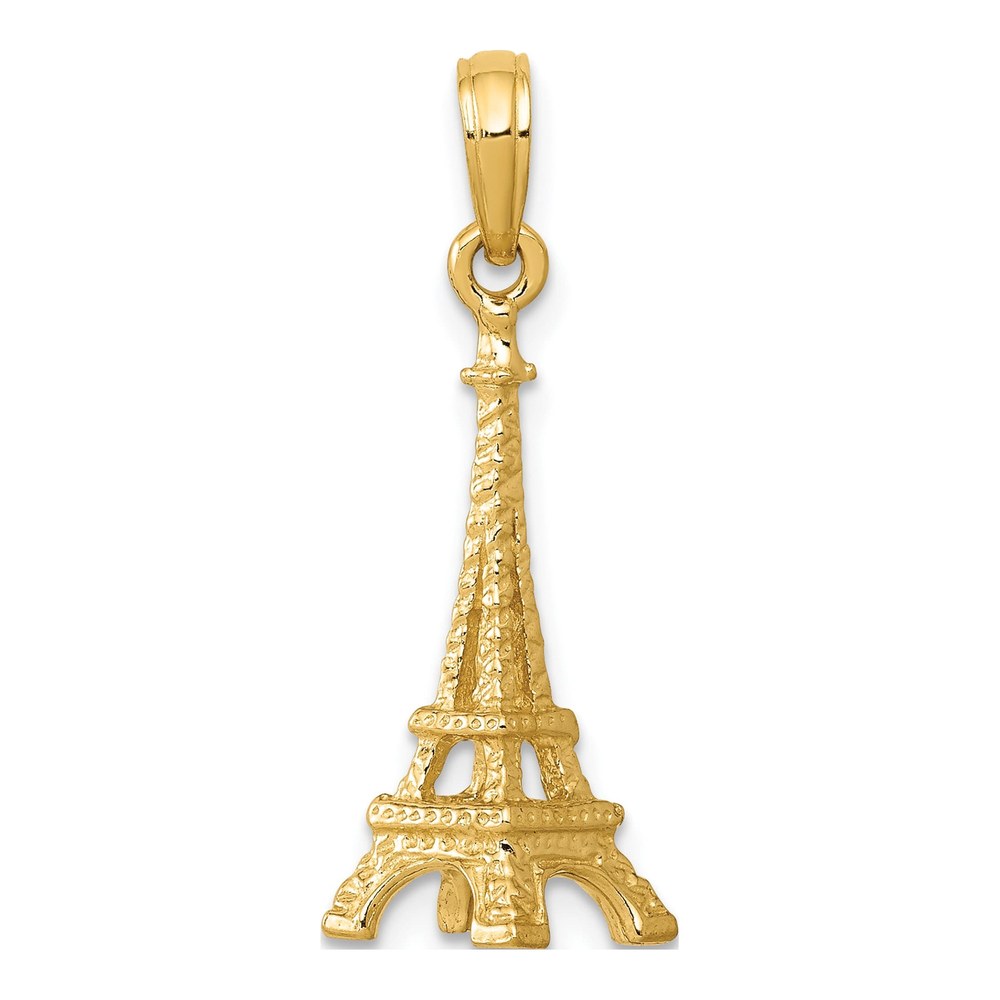 14K Yellow Gold Eiffel Tower Charm