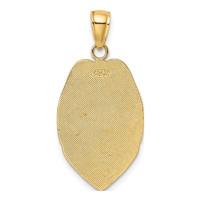 14K Yellow Gold Police Badge Pendant – view 4