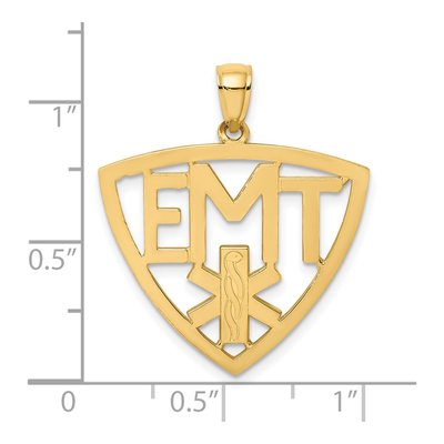 14K Yellow Gold EMT Pendant – view 4