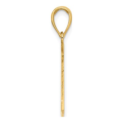 14K Yellow Gold Cut-Out Paramedic Charm – view 3