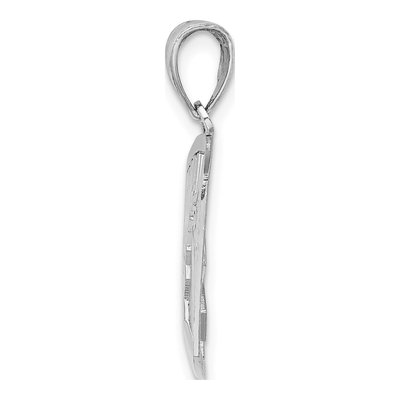14K White Gold Paramedic Pendant – view 3
