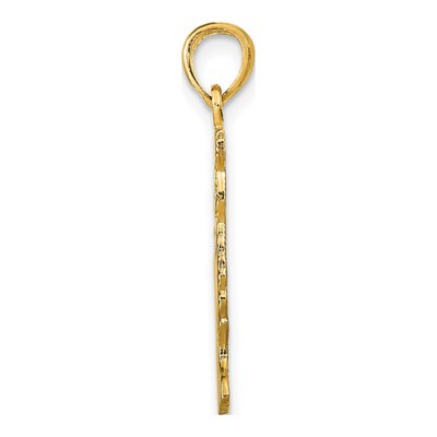14K Yellow Gold Cat Pendant – view 3