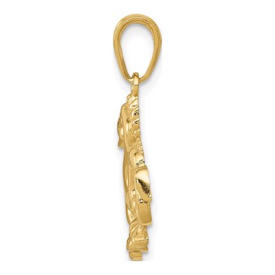 14K Yellow Gold Dragon Pendant – view 3