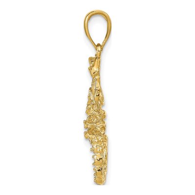 14K Yellow Gold Scorpion Pendant – view 3