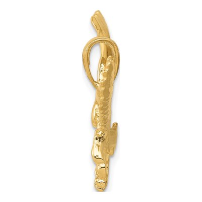 14K Yellow Gold Eagle Pendant – view 3