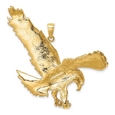 14K Yellow Gold Eagle Pendant – view 4