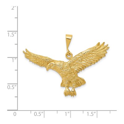 14K Yellow Gold Eagle Pendant – view 4
