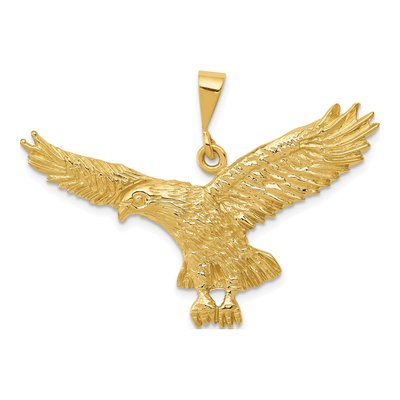 14K Yellow Gold Eagle Pendant