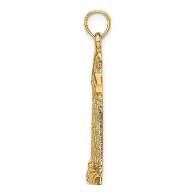 14K Yellow Gold Lighthouse Pendant – view 3