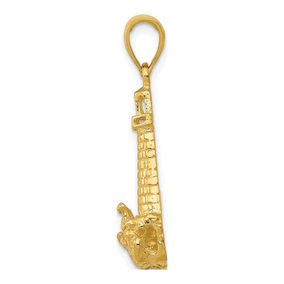 14K Yellow Gold Lighthouse Pendant – view 3
