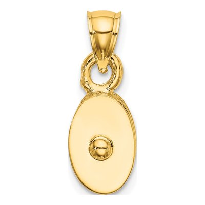 14K Yellow Gold 3-D Moveable Pulley Charm – view 4