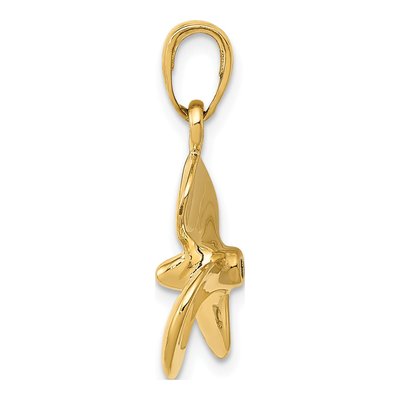 14K Yellow Gold 3-D Propeller Pendant – view 3