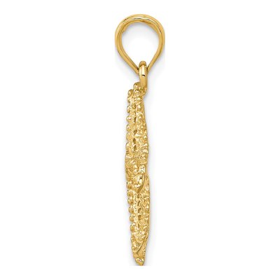 14K Yellow Gold Starfish Pendant – view 3