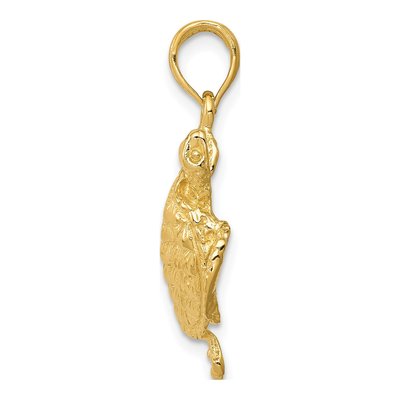 14K Yellow Gold Turtle Pendant – view 3