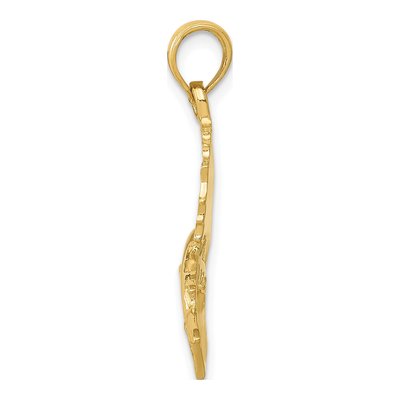14K Yellow Gold Sailfish Pendant – view 3