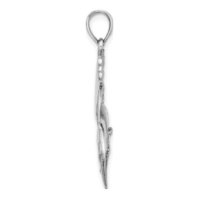 14K White Gold Sailfish Pendant – view 3