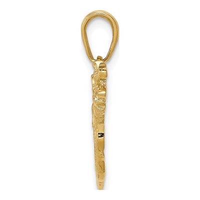 14K Yellow Gold Golf Bag Clubs Pendant – view 3