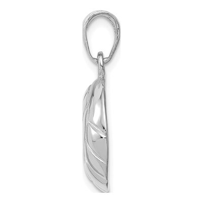 14K White Gold Volleyball Pendant – view 3