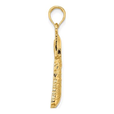 14K Yellow Gold Soccer Cleat Pendant – view 3