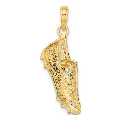 14K Yellow Gold Soccer Cleat Pendant – view 5