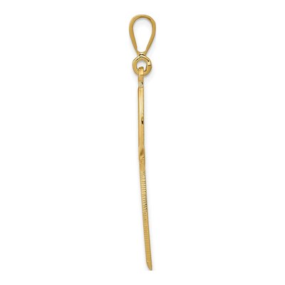 14K Yellow Gold Passion Cross Pendant – view 3