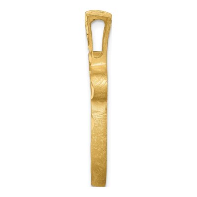 14K Yellow Gold Filigree Chai Pendant – view 3