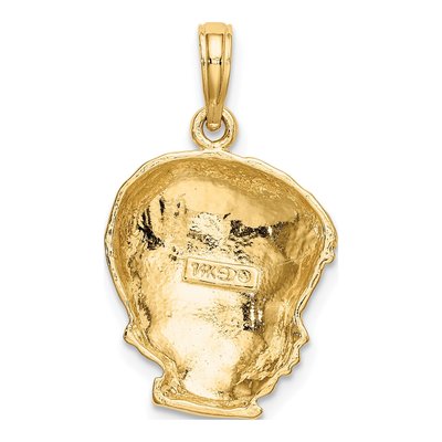 14K Yellow Gold Boy Head Charm Pendant – view 4