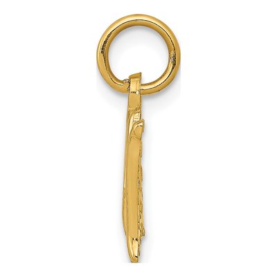 14K Yellow Gold MOM Cross Pendant – view 3