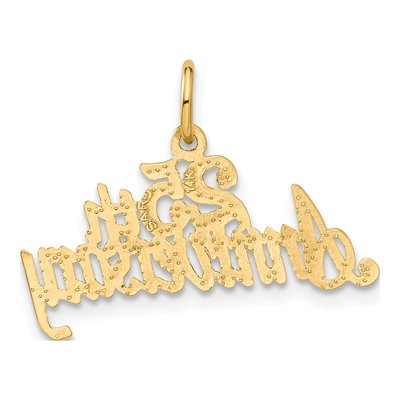 14K Yellow Gold 25th Anniversary Pendant – view 4
