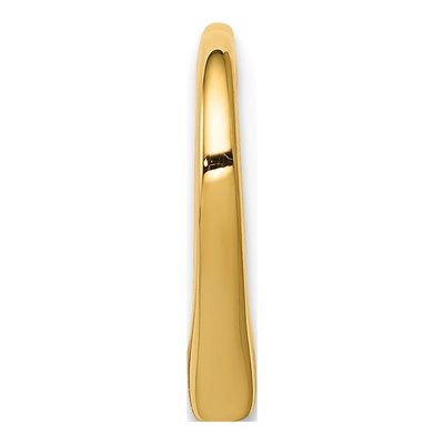 14K Yellow Gold Floating Heart Slide Pendant – view 3