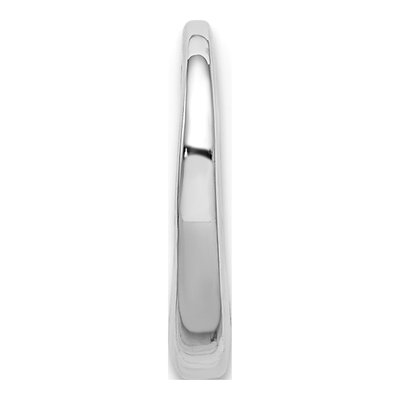 14K White Gold Floating Heart Slide Pendant – view 3