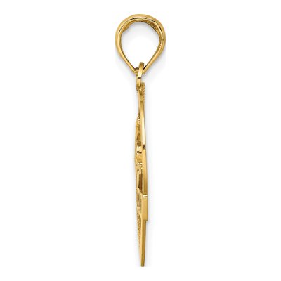 14K Yellow Gold I Heart You Frame Charm – view 3