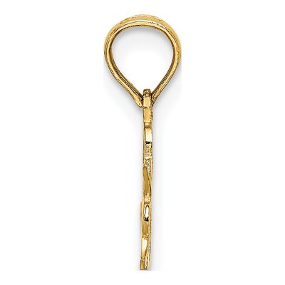14K Yellow Gold I Heart My Jeweler Charm – view 3