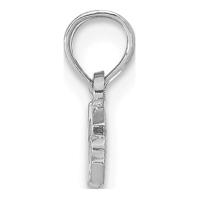 14K White Gold Nurse Pendant – view 3