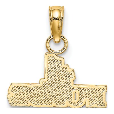 14K Yellow Gold Nurse Number 1 Pendant – view 5