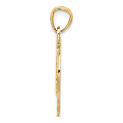 14K Yellow Gold Anos Heart Pendant – view 3