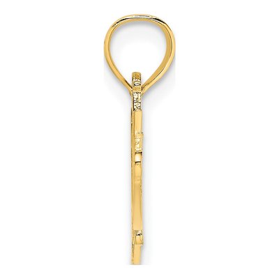14K Yellow Gold Grandma Number 1 Pendant – view 3