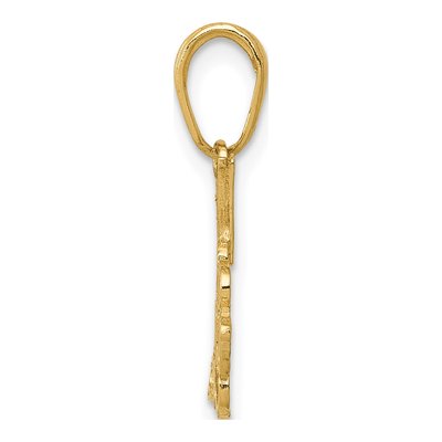 14K Yellow Gold Daughter Number 1 Pendant – view 3