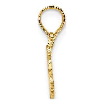 14K Yellow Gold Little Angel Pendant – view 3