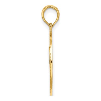 14K Yellow Gold SON Number 1 Pendant – view 3