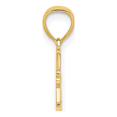 14K Yellow Gold I Heart Grandpa Pendant – view 3