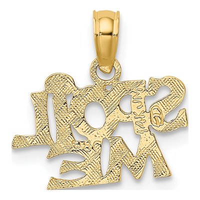 14K Yellow Gold 'spoil Me' Pendant – view 4