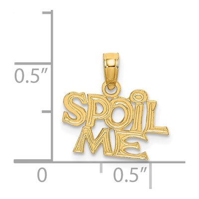 14K Yellow Gold 'spoil Me' Pendant – view 5