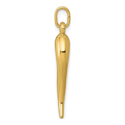 14K Yellow Gold Horn Charm – view 3