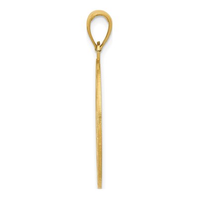 14K Yellow Gold Chinese Happiness Symbol Pendant – view 3