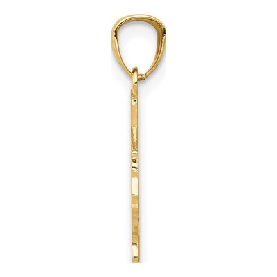 14K Yellow Gold Texas Map Pendant – view 3
