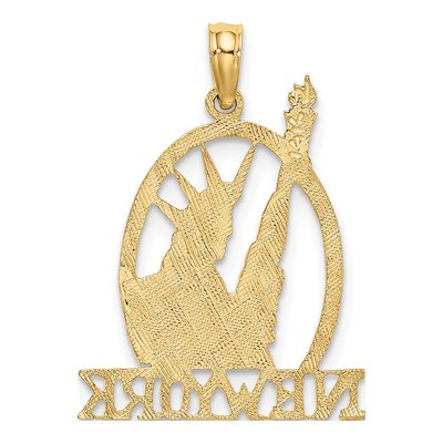 14K Yellow Gold YORK Statue of Liberty Charm – view 4