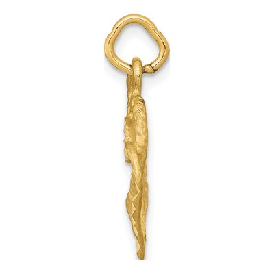 14K Yellow Gold Double Heart Pendant – view 3