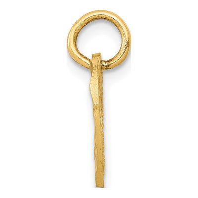 14K Yellow Gold Double Heart Pendant – view 3