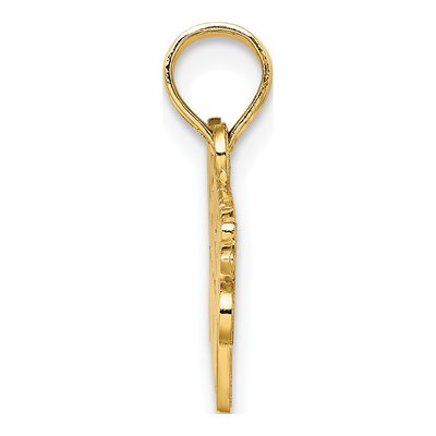 14K Yellow Gold Police Officer's Mom Charm – view 3